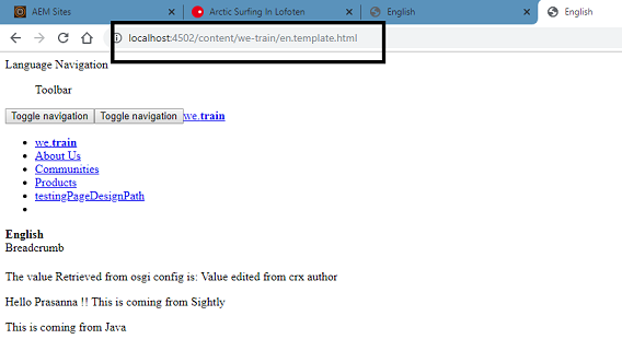 A servlet to output html markup template of your AEM page. - AEM ...