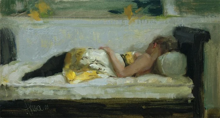 Johanna Harmon 1968 | American Figurative painter | Spring's Warmth Johanna Harmon 1968 | American Figurative painter | Spring's Warmth