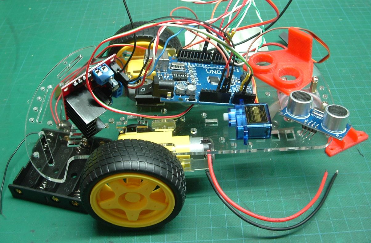 Mein Elektronik Hobby: Hindernisläufer - 3-Rad Roboter mit ...