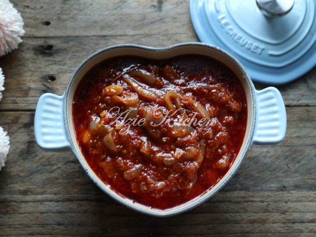 Sambal Tumis Bawang Nogori Azie Kitchen