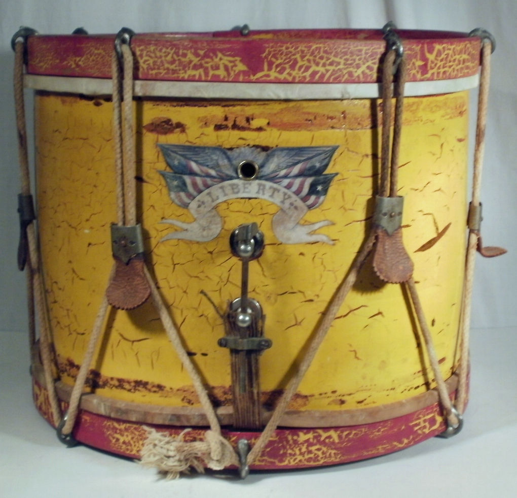 Field Drums (a/k/a Field of Drums) Yellow & Red Liberty Snare Marching