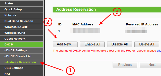 printer mac address filtering
