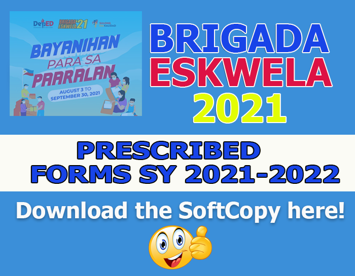 Deped Prescribed Brigada Eskwela Forms Sy 2021 2022 Youtube Unamed