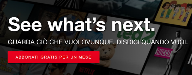 netflix senza carta di credito