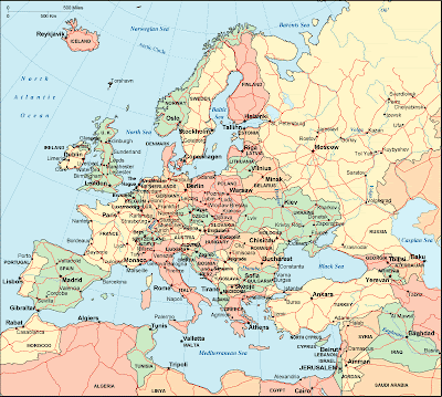 Map of Europe Cities Pictures: Europe Cities Map Pictures