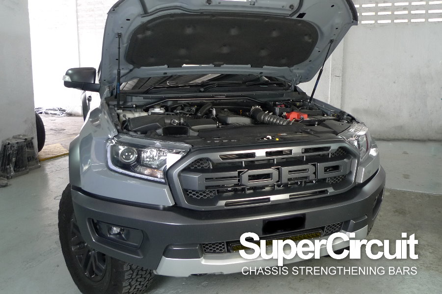 SUPERCIRCUIT CHASSIS STRENGTHENING BARS Ford Ranger Raptor Front