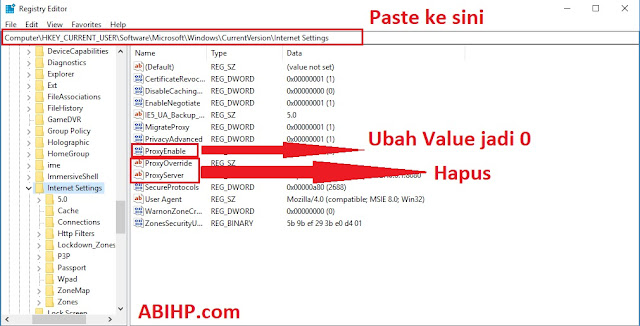 Hapus Proxy Hapus Proxy