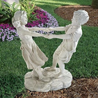 Estatuas de niños para el jardín