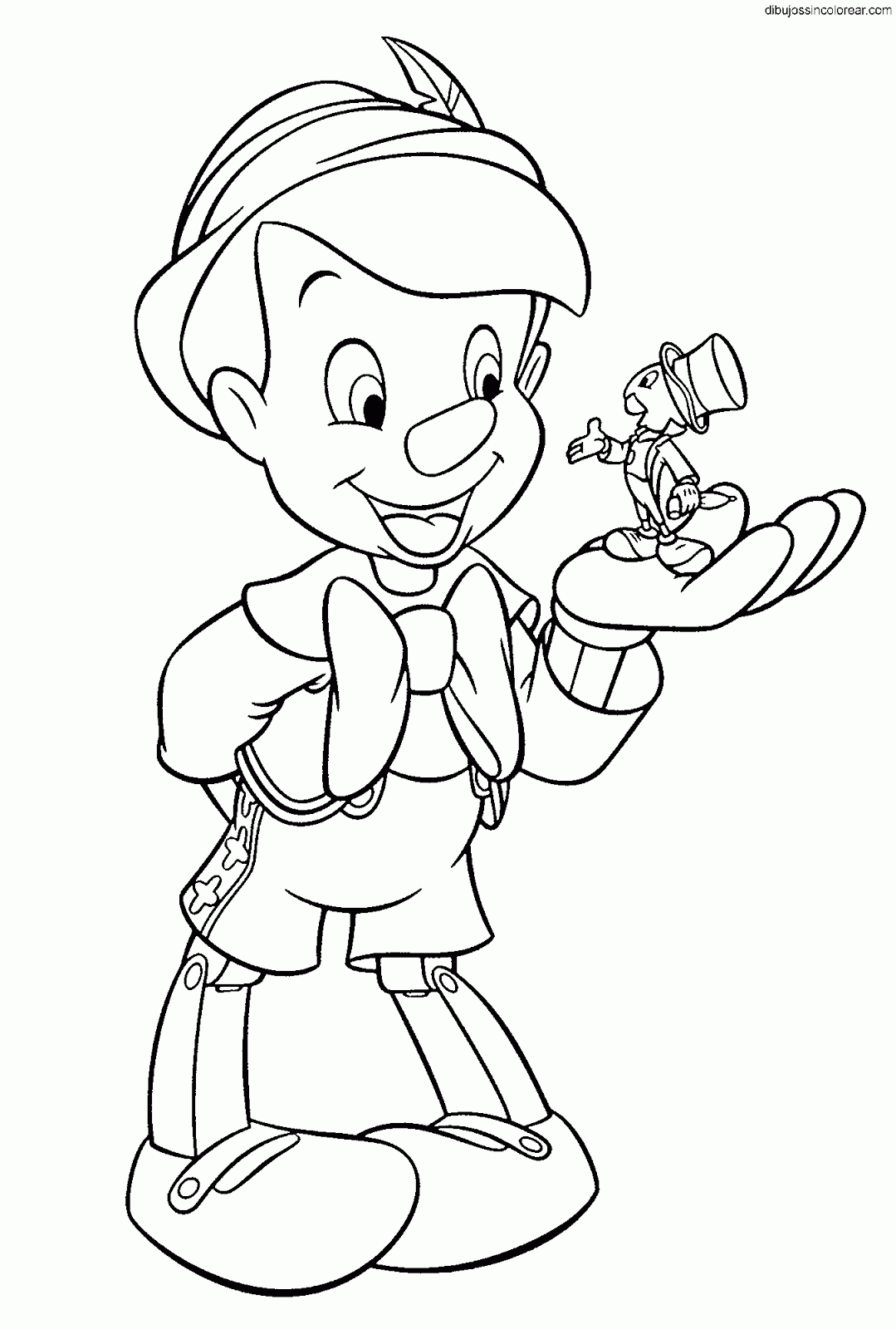 Dibujos de Pinocho para Colorear