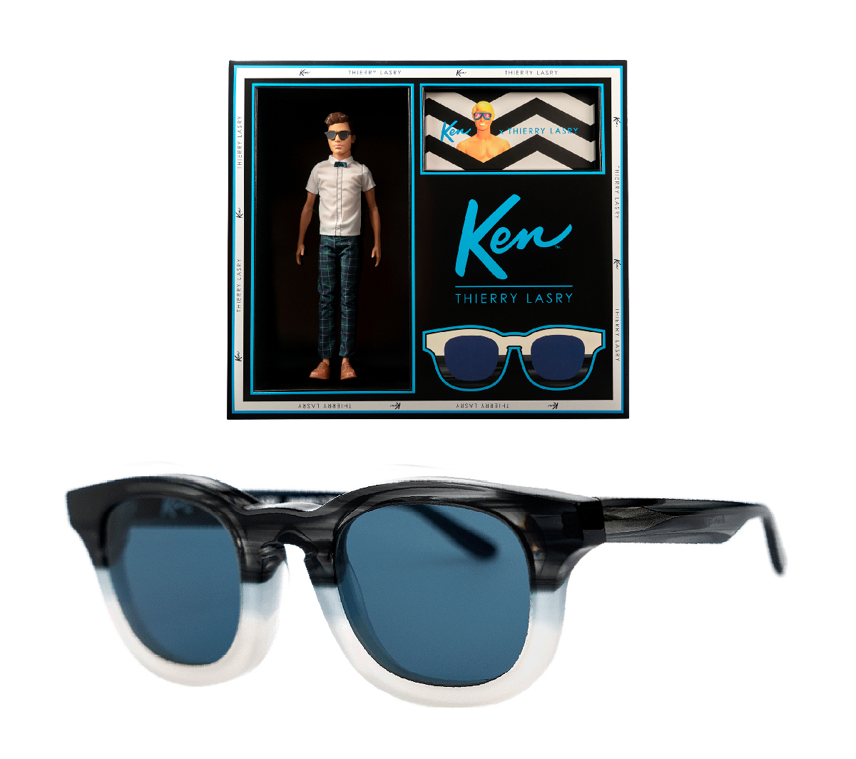 Barbie Doll X Ken Doll Thierry Lasry 'GLAMY' & 'GALAXY' Sunglasses Doll