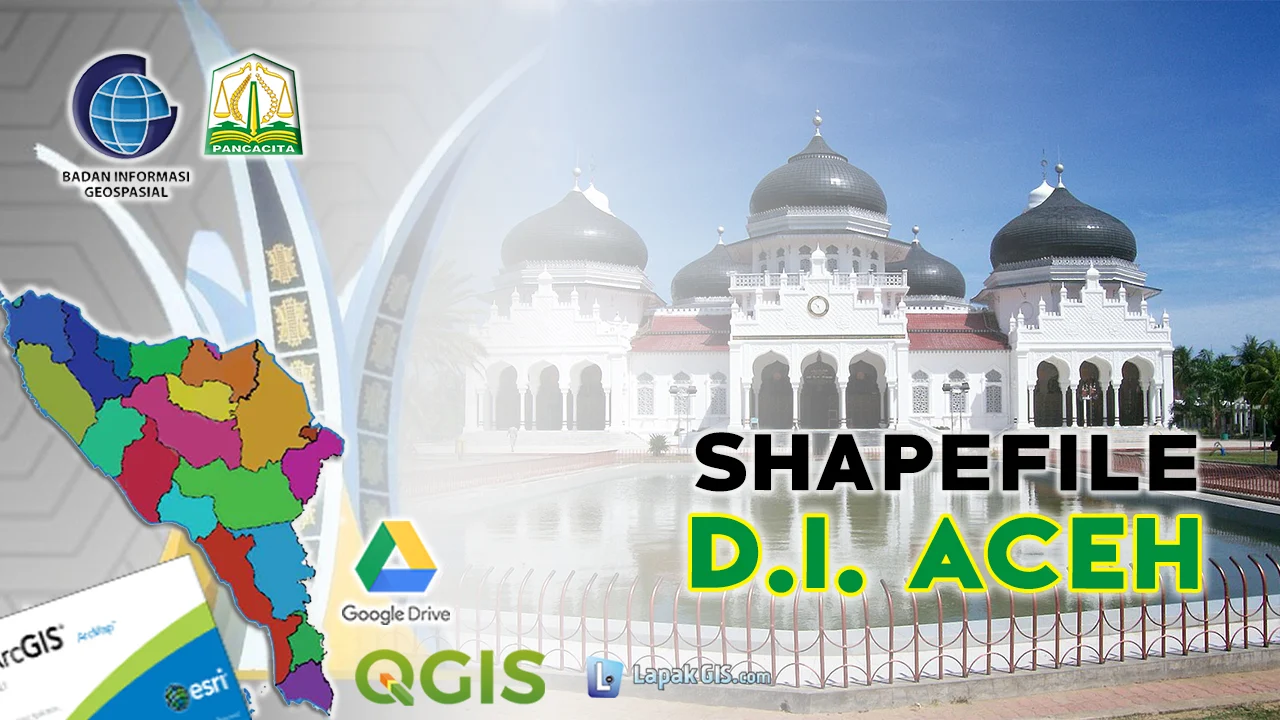 Shapefile Provinsi Aceh Terbaru