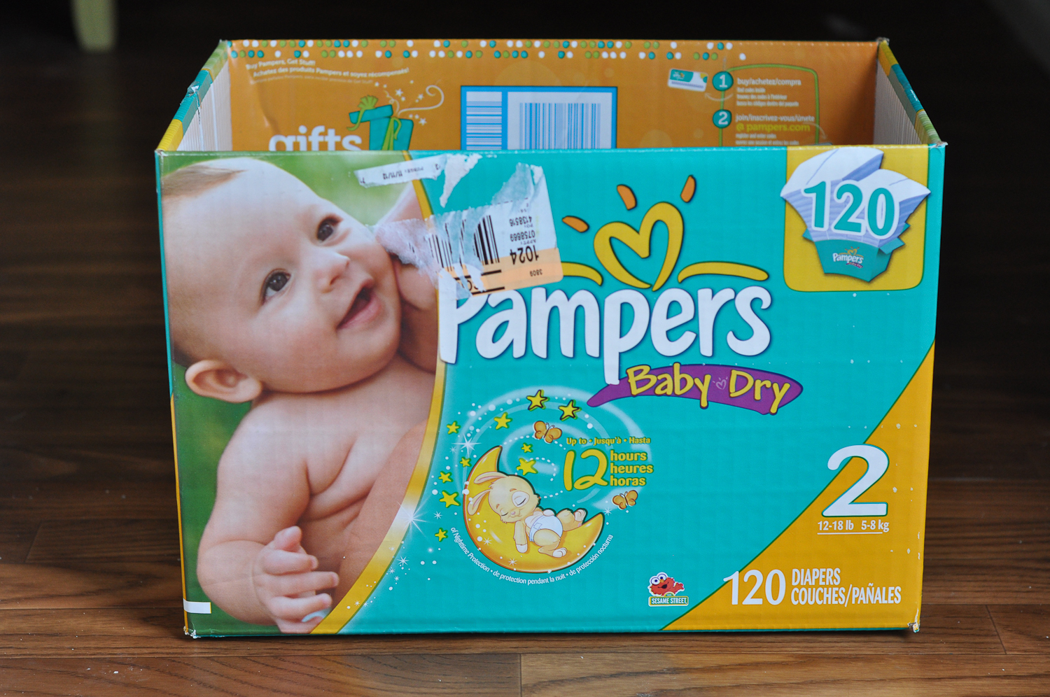 Decorating Through Dental School 0.00 Diaper Box Makeover