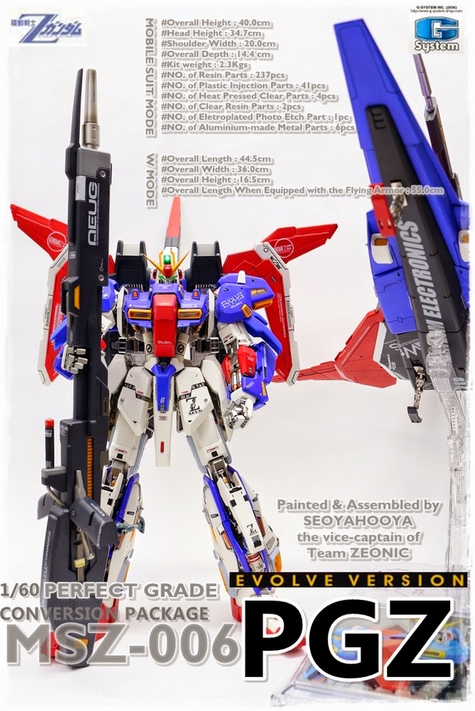 Custom Build Pg 1 60 Zeta Gundam Detailed Conversion Gundam Kits Collection News And Reviews