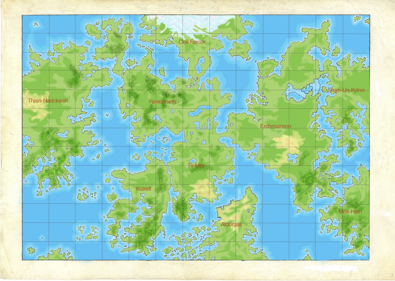The Lornian Chronicles: Alba World Map