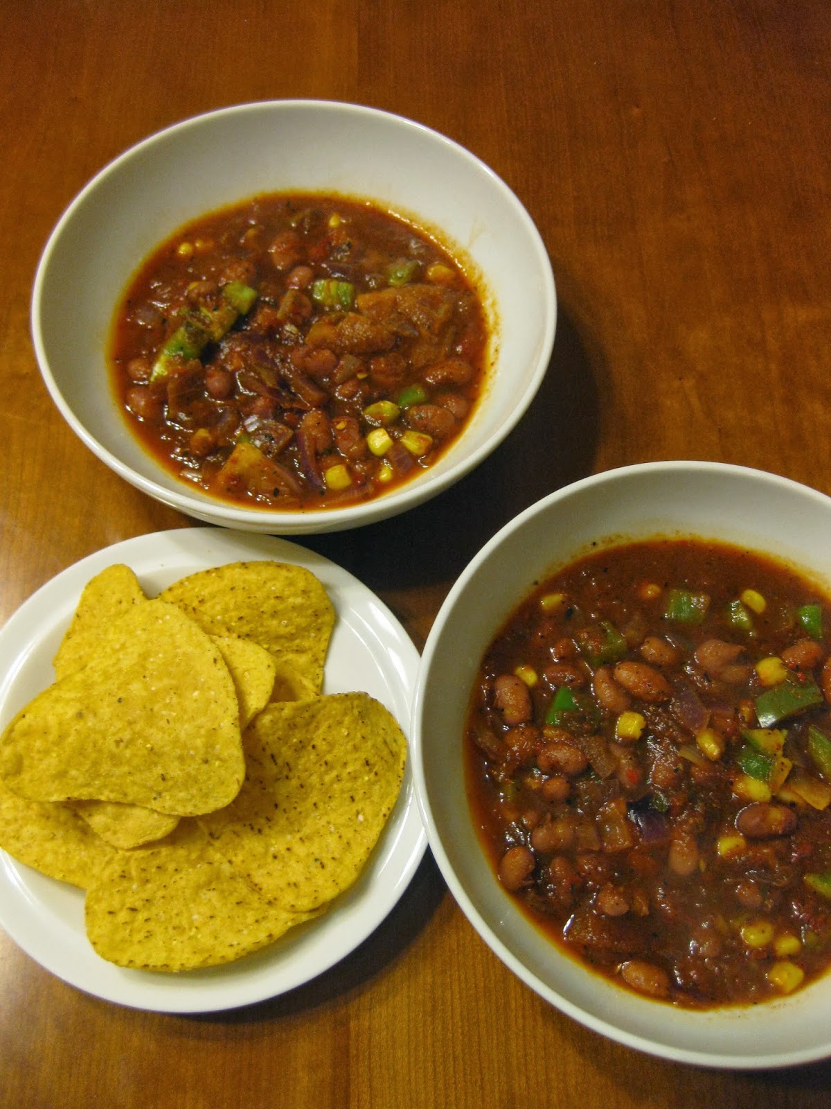 Oishikatta 美味しかった Tortilla Soup (or Vegan Salsa Bean Soup)