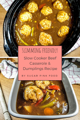 Slow Cooker Beef Casserole & Dumplings Recipe slimming world dumplings