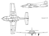 avi 213 es militares cessna t 37 tweety bird prototipo 37c