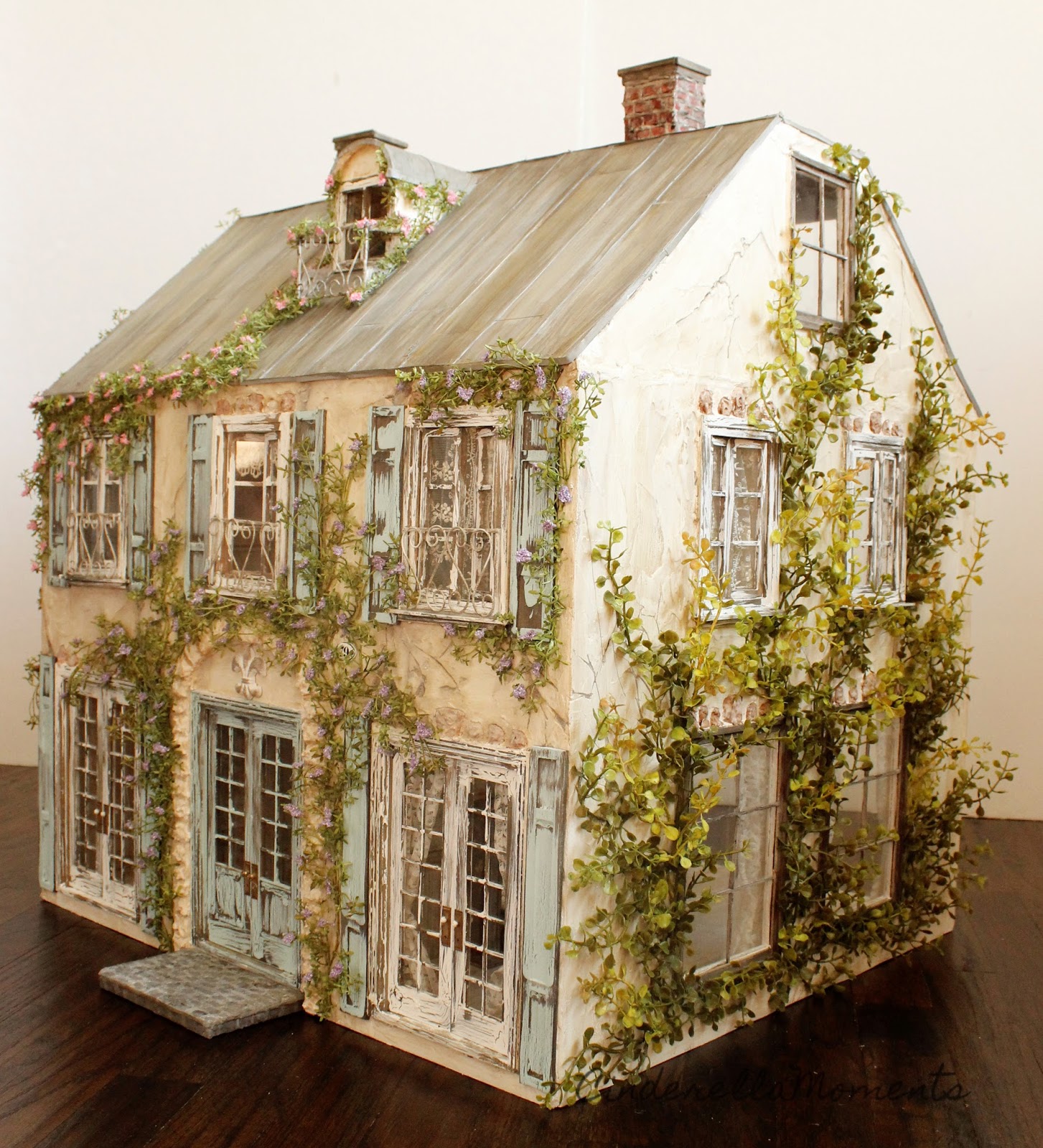 Cinderella Moments: Somewhere in France Custom Dollhouse Complete