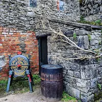 Images of Ireland: Historic farm equipment at Bunratty Castle and Folk Park