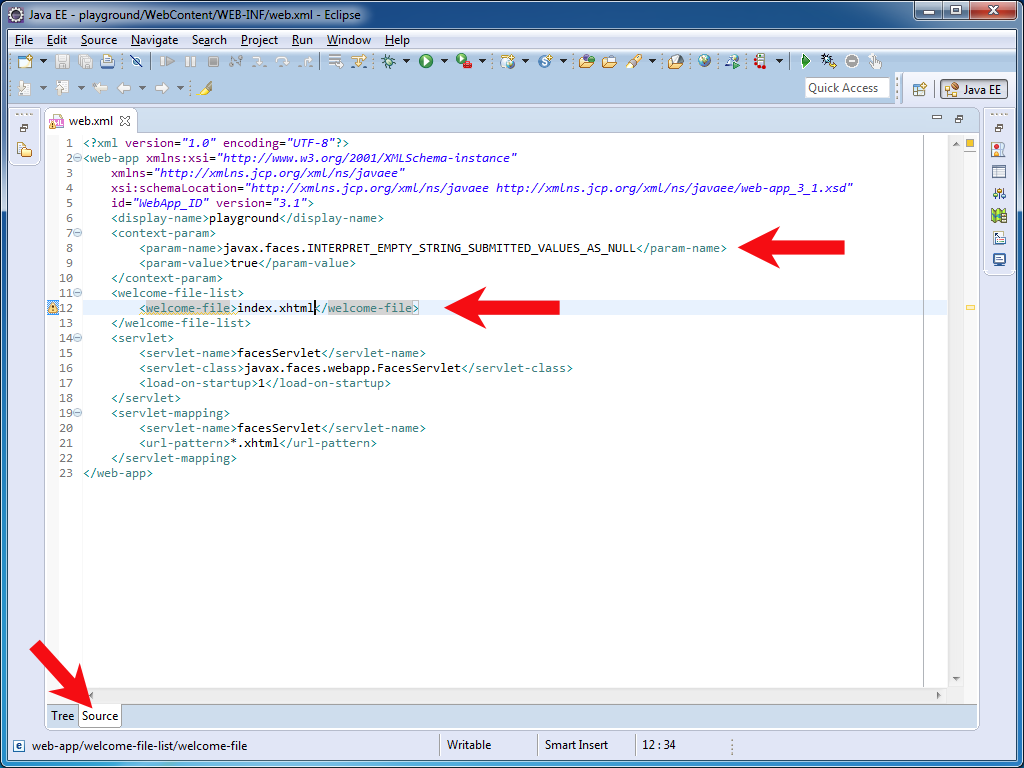 The BalusC Code: JSF 2.2 tutorial with Eclipse and WildFly