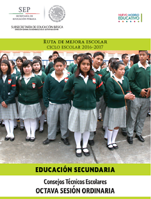 Descarga el Cuadernillo de la Octava Sesión Ordinaria de Educación Secundaria 2016-2017