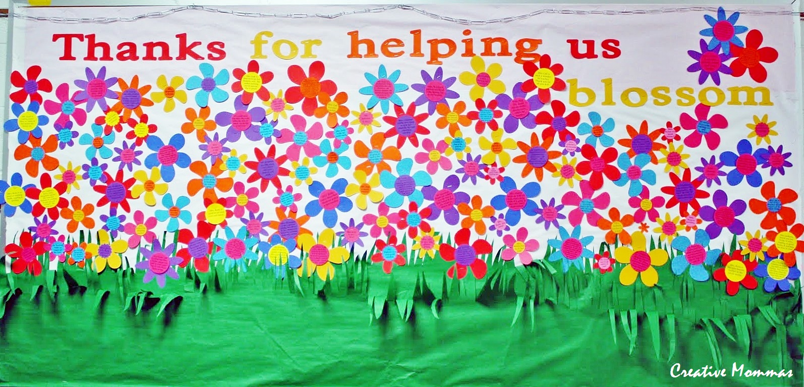 Creative Mommas May PTO Teacher Appreciation Bulletin Board