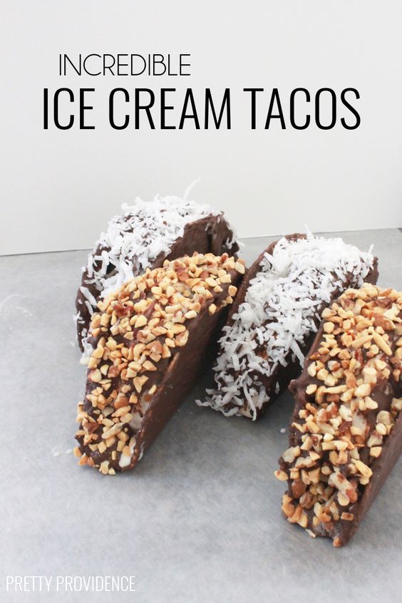Ice Cream Tacos Secret Delicious Recipes Foods