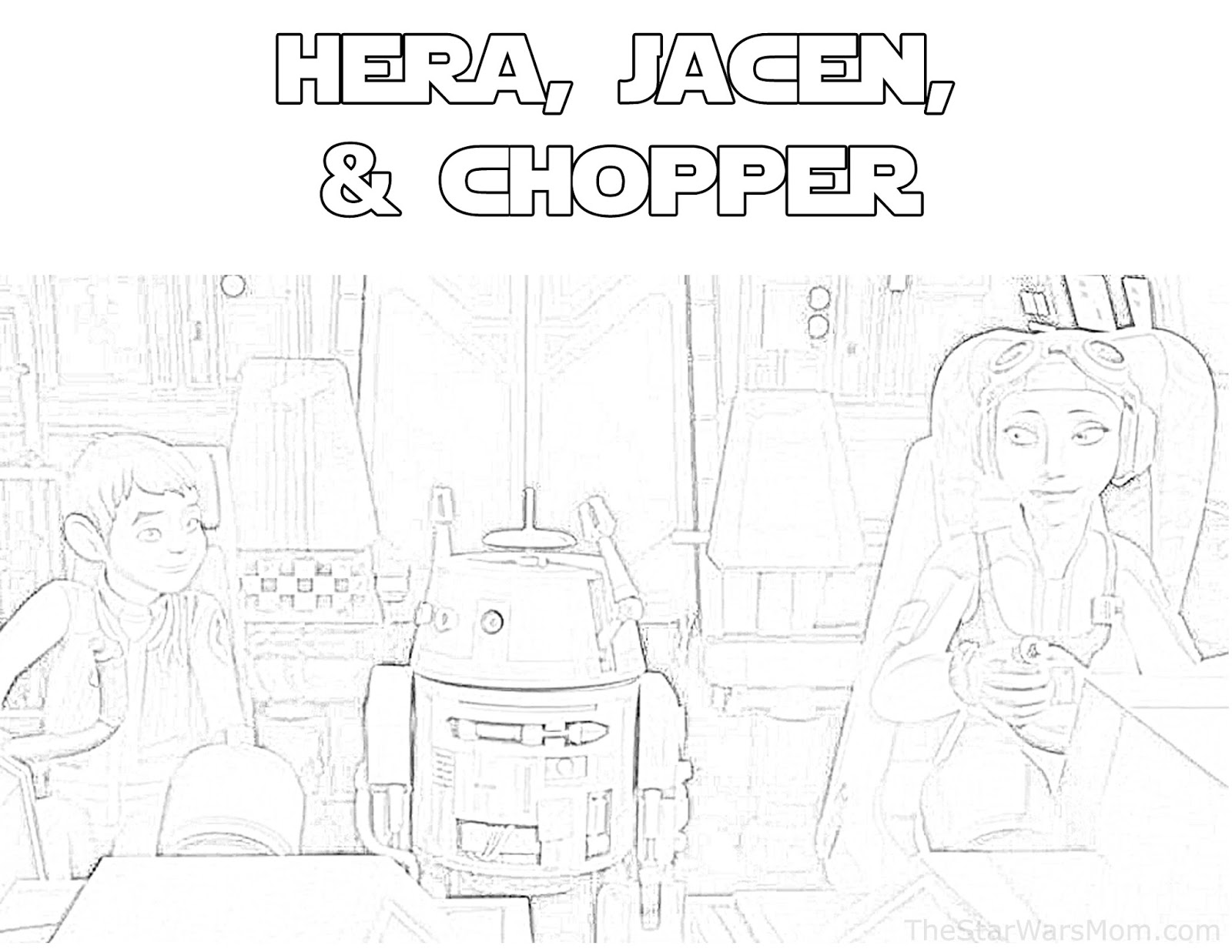 Missing Star Wars Rebels - Hera and Jacen Syndulla with Chopper
