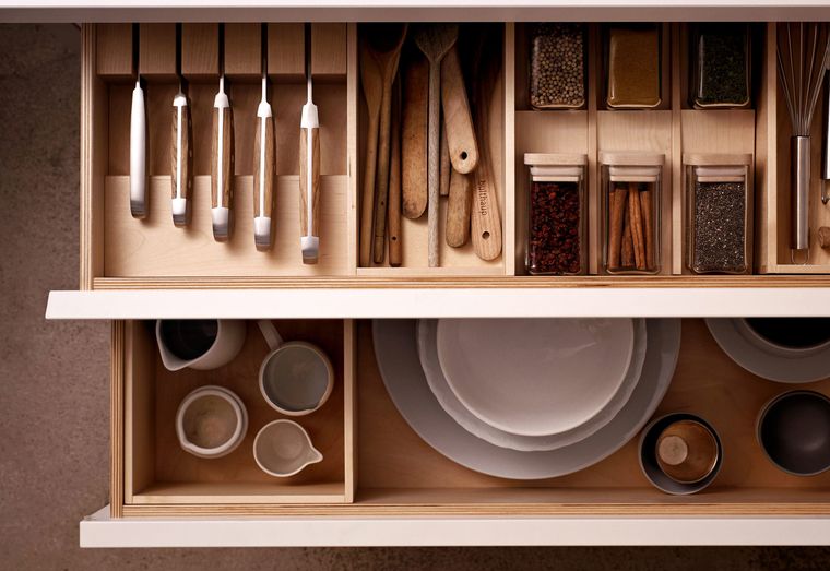 Diseño de cocinas - Diseño de cajones modernos de cocina