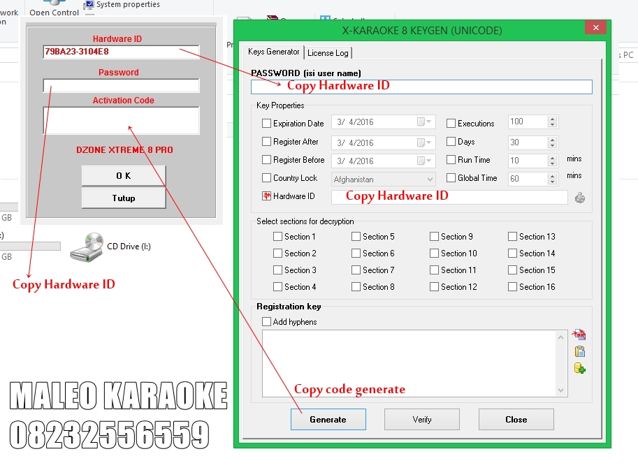 Home Karaoke Video Cara Menginstal X KARAOKE V.8 Full Keygen