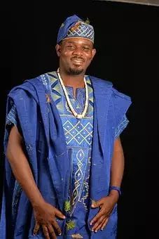 Agbada is a formal garment of Nigeria with bright beautiful colors. #UnrefinedBloom