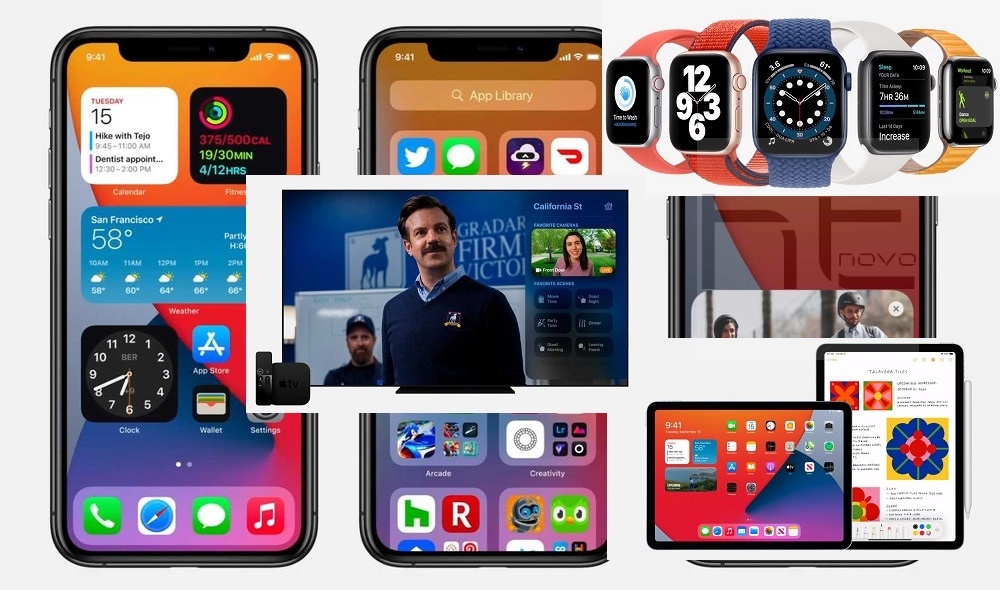 iOS 14, iPadOS 14, watchOS 7 e tvOS 14 disponibili per tutti