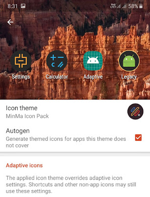 Icon theme on Nova Launcher