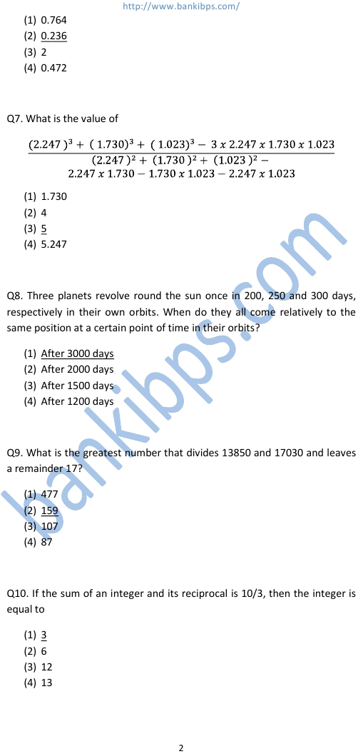 CDS Sample Question Papers
