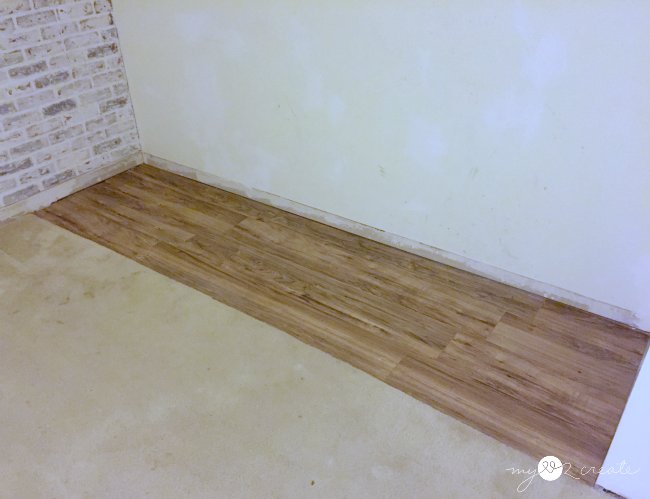 White Faux Brick Wall One Room Challenge Week 3 My Love 2