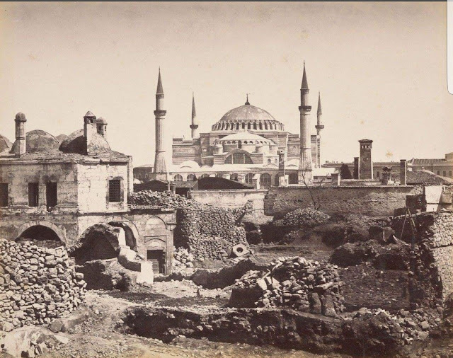Fotografías antiguas de Santa Sofía en 1850