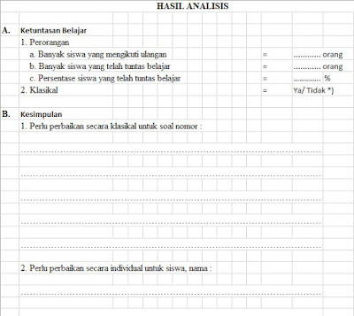 Perbaikan Soal Ulangan Helmi Kediris
