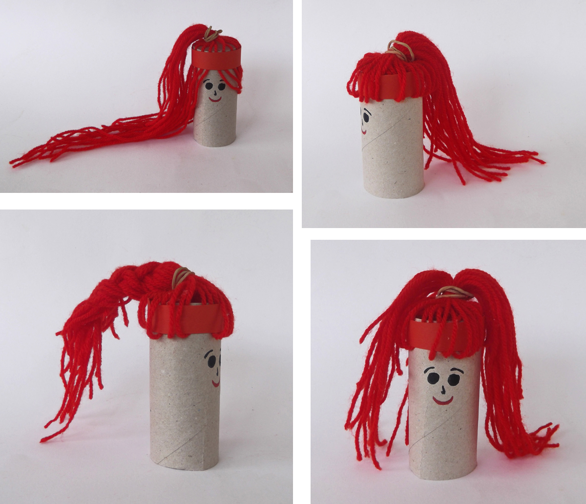 Осьминог из втулки от туалетной