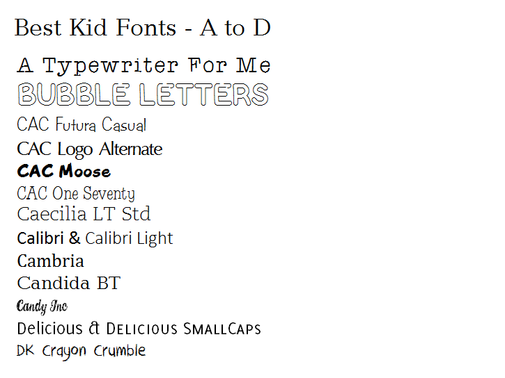 Ivy & Lily Best Fonts For Kids Books, Posters, Novels, Photo Albums