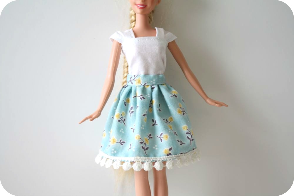 Barbie Fashion PowerPuff Girls Patterned Skirt New 