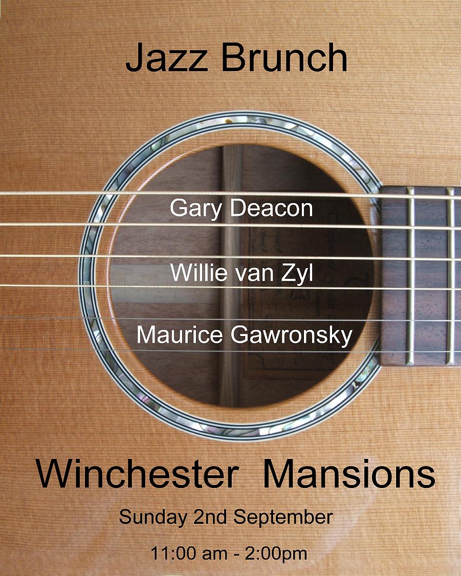 Gary Deacon Solo Guitarist Jazz Brunch Winchester Mansions, Sea