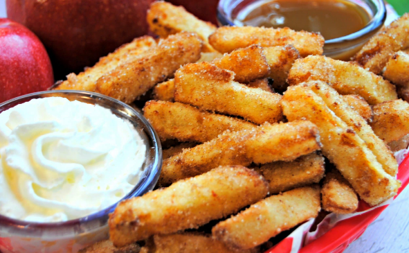 Gluten-Free Cinnamon Apple Fries #healthydiet #cinnamon #glutenfree #apple #fries Gluten-Free Cinnamon Apple Fries #healthydiet #cinnamon #glutenfree #apple #fries