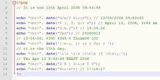 Date Function in PHP With Example