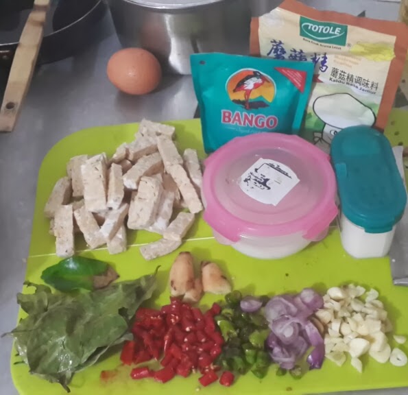 Indonesian Food Tempeh with Soy Sauce (Orek Tempe Kecap)