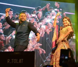 Salman and Sonam for PRDP promotions today at Ahmedabad!