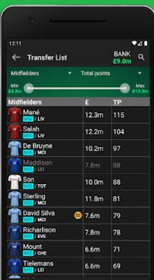 تطبيق Fantasy Football Manager