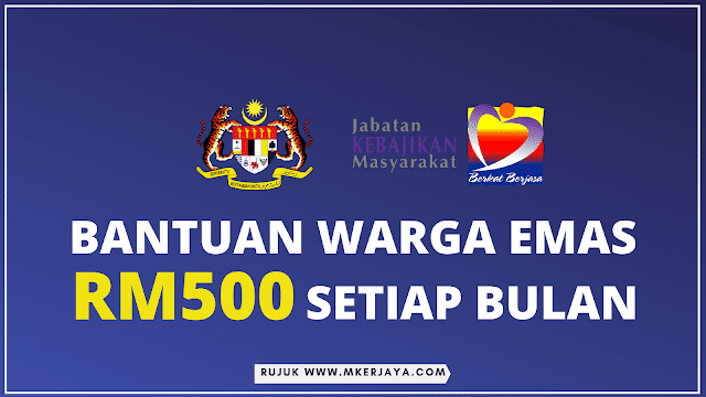 Permohonan bantuan warga emas 2021 online