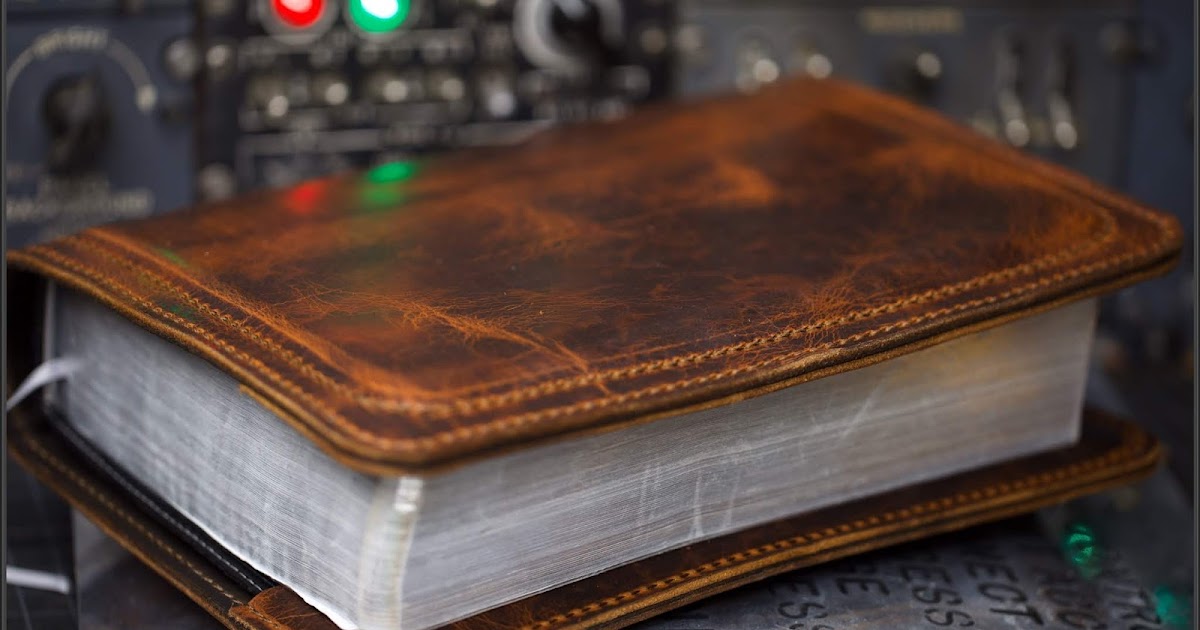 LeatherWerk Padded Bible Cover and BisonLee Leather