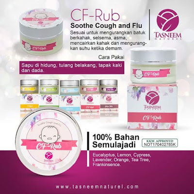 baby balm untuk melegakan batuk dan selsema tasneem naturel
