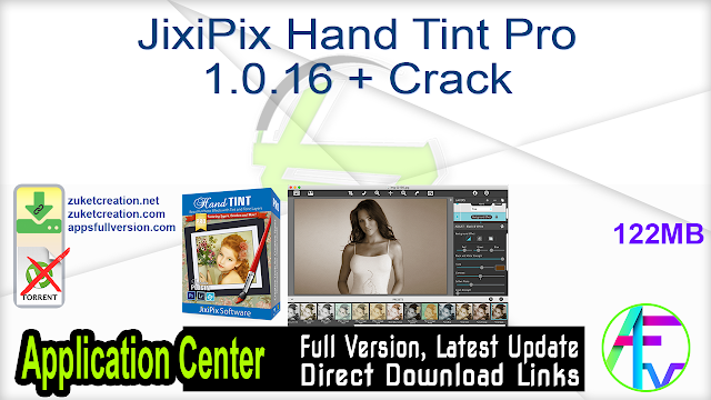 JixiPix Hand Tint Pro 1.0.16 + Crack